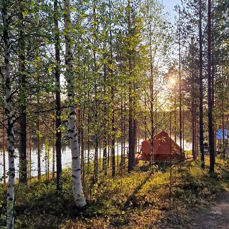 Luxury tent Glamping Laenlammen Tila Rovaniemi